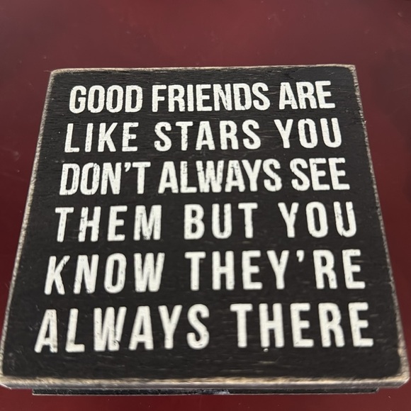 Black Wooden Friendship Box by Primitives by Kathy - Picture 2 of 5